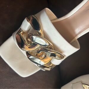 Steve Madden ivory heels 9